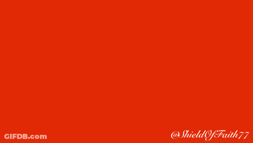Red Background All The Time White Text GIF