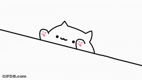 Red Background Cartoon Cat Triggered GIF
