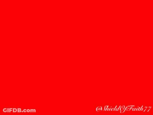 Red Background Green Text Saying And He Said To Them It Is Written GIF