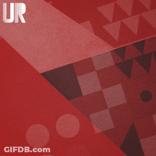 Red Background Kickoff Text GIF