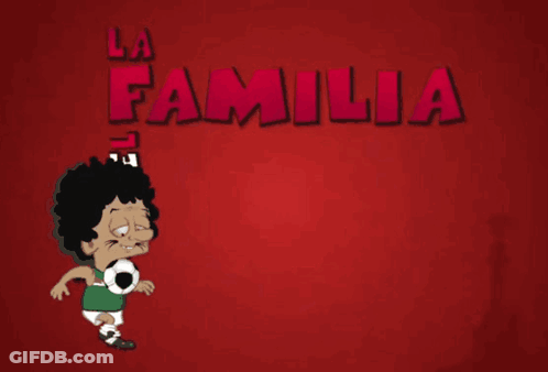 Red Background La Familia Barrio Vamos Mexico GIF