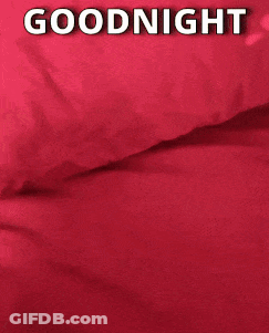 Red Background Saying Goodnight GIF