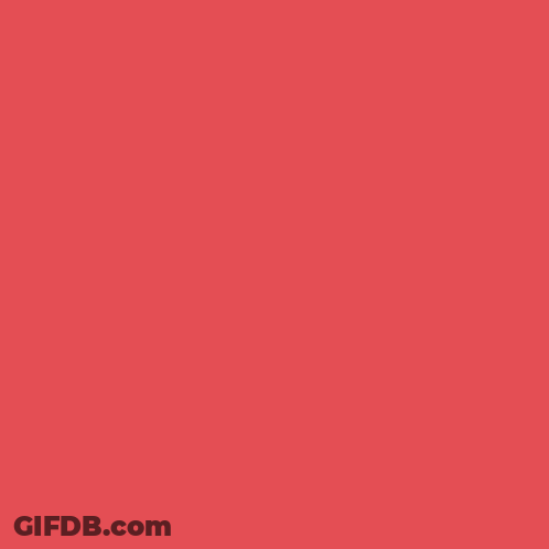 Red Background White Letter U GIF
