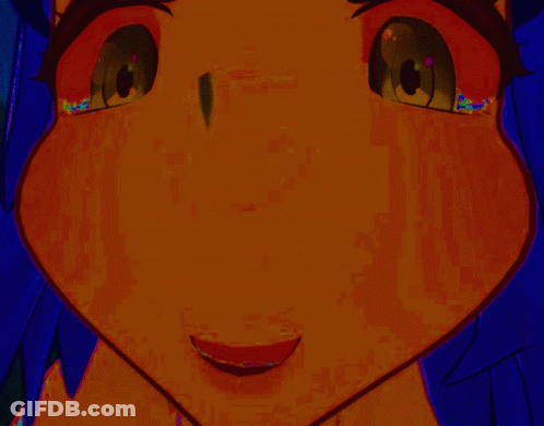 Red Background With Black Border Painting GIF