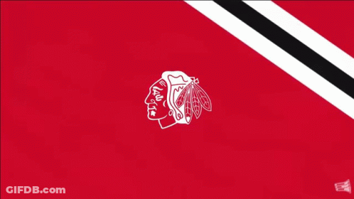 Red Background With Black Stripe Saying E GIF