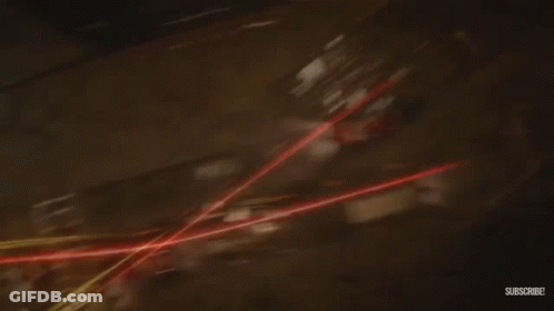 Red Background With Light Lines GIF