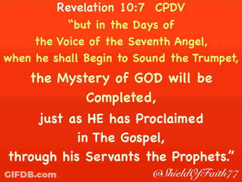 Red Background With Revelation 10 7 Cpdv GIF