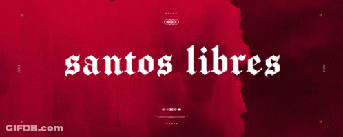 Red Background With Santos GIF
