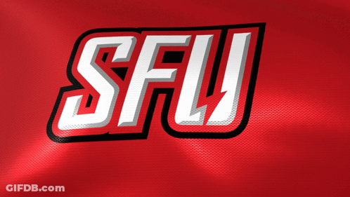 Red Background With SFW In White Letters GIF