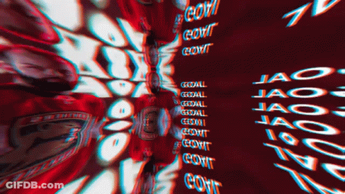Red Background With White Letters Saying Govt GIF