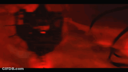 Red Background With Word Smarter GIF