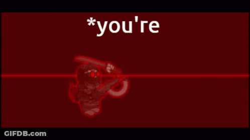 Red Background Youre Violence Reduced Violence Acquired GIF