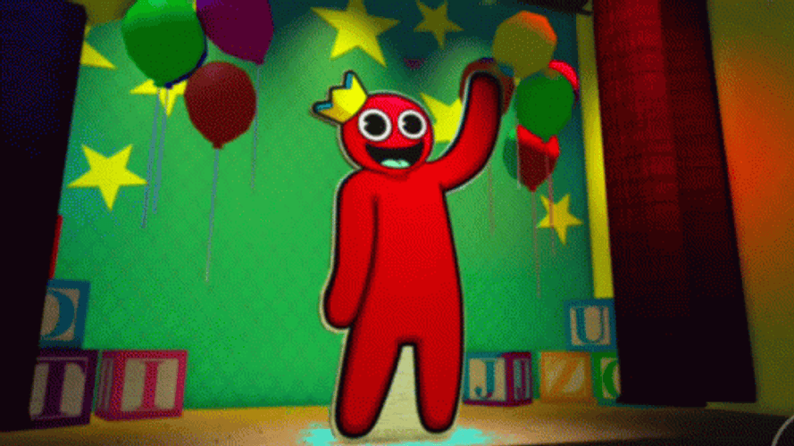 Red Ball Roblox Rainbow Friends GIF