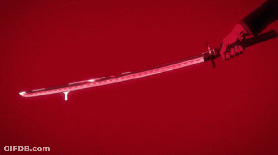 Red Blade Aesthetic GIF