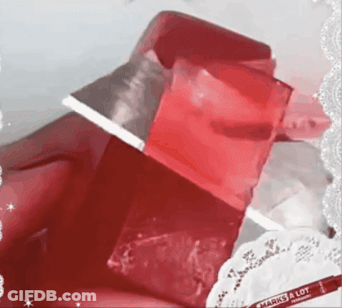 Red Box Saying Marks A Lot GIF