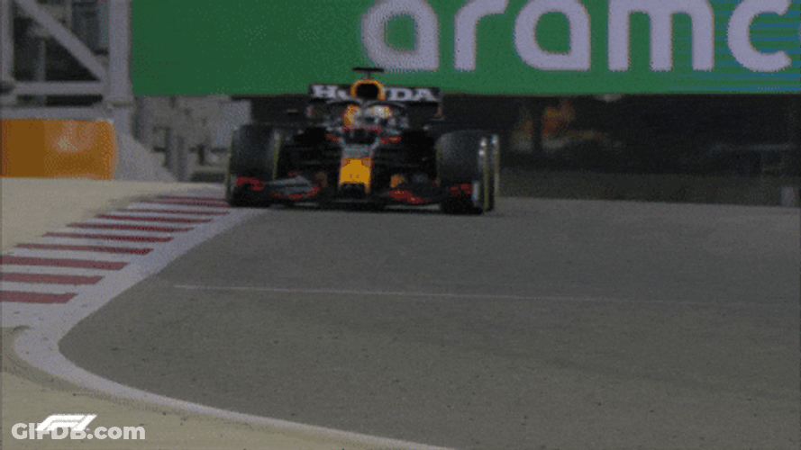 Red Bull Racing Black Car Moving Away GIF
