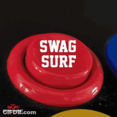 Red Button Swag Surf Surrounded By Buttons GIF