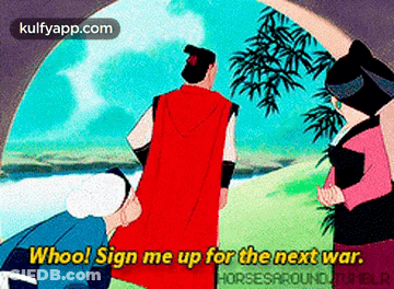 Red Cape Man Whoo Sign Me Up Next War GIF