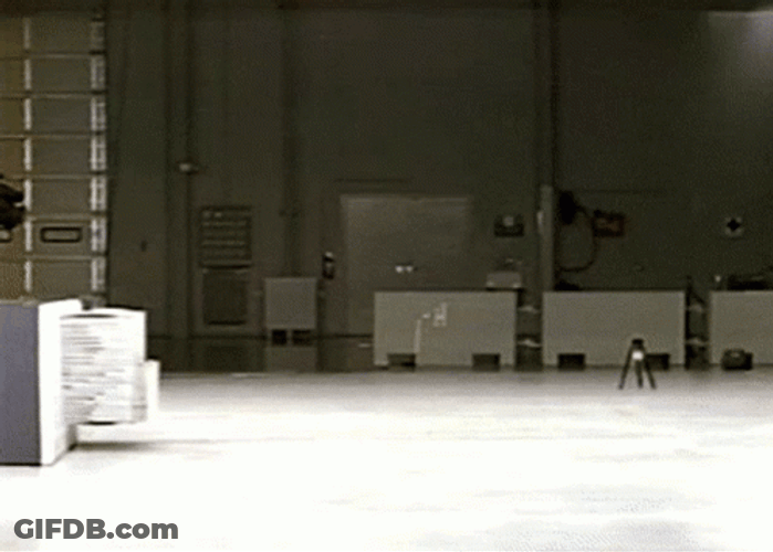 Red Car Crash Test GIF