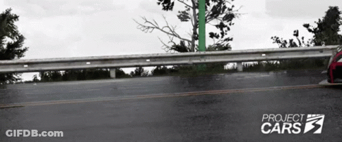 Red Car Driving Project Cars GIF