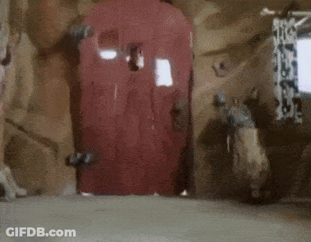 Red Car With Back Window GIF