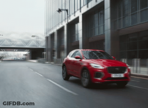 Red Car With License Plate YC6N888 GIF
