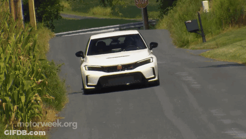 Red Car With Prelude Lore GIF