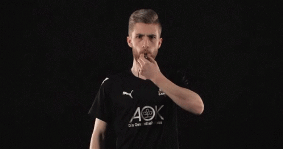 Red Card After Whistle GIF