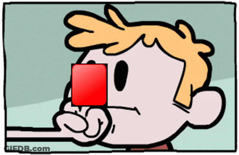 Red Card Playing GIF