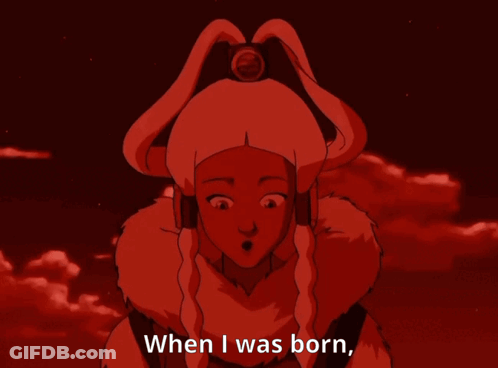 Red Cartoon Character And Very Weak GIF