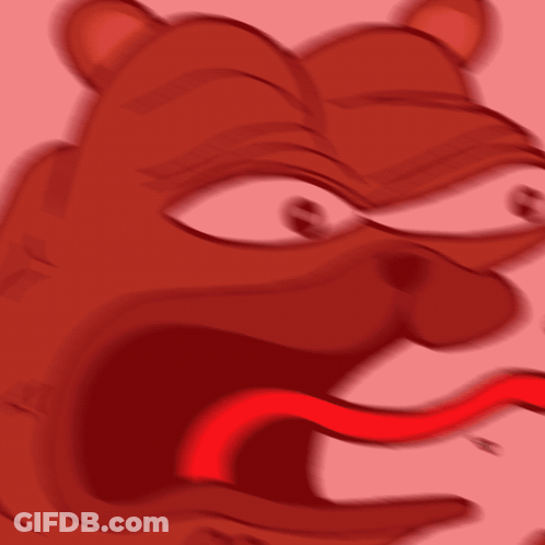 Red Cartoon Character Sticking Out Tongue GIF