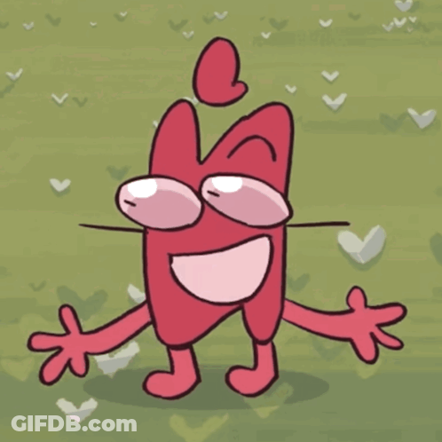 Red Cat With Heart On Head GIF