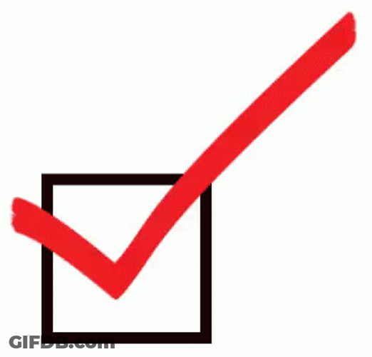 Red Check Mark GIF