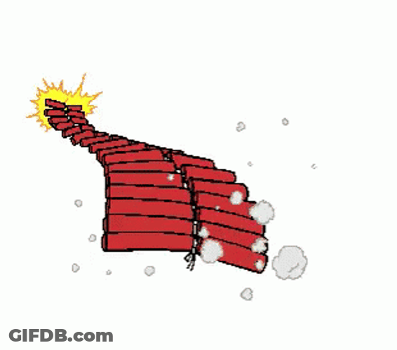 Red Chinese Firecracker GIF