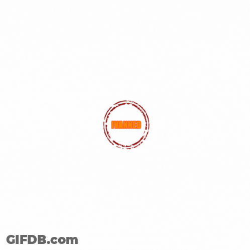 Red Circle With Ivanned Text GIF
