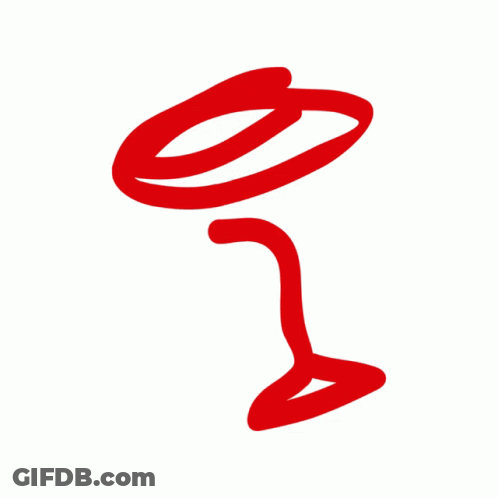 Red Circle With Swirl GIF