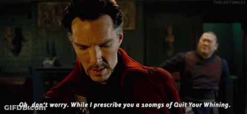 Red Coat Man Oh Don't Worry Prescribe 100Mgs Quit Whining GIF