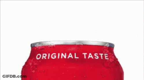 Red Coca-Cola Can With Cactus GIF