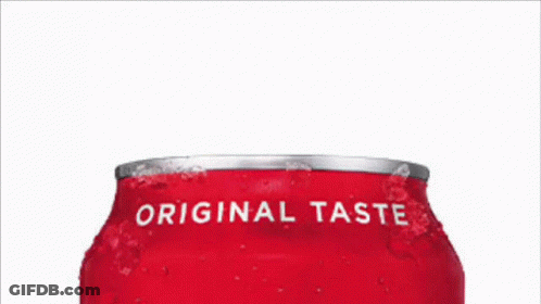 Red Coca-Cola Can With Cactus GIF