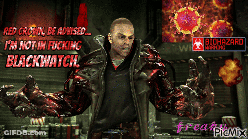 Red Crown Be Advised I'm Not In Fucking Blackwatch GIF