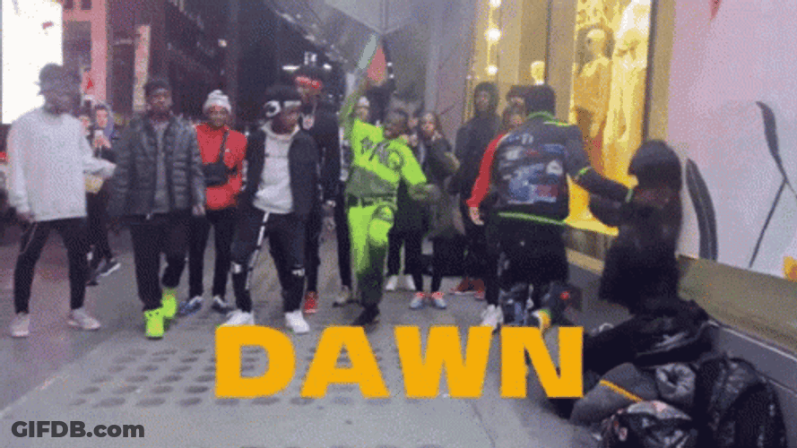 Red Dawn At The Streets GIF