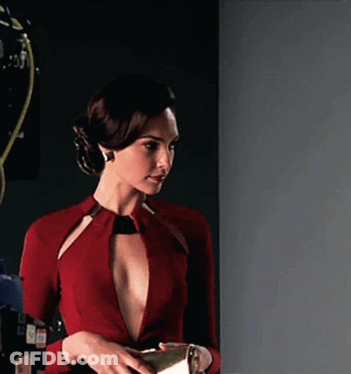 Red Dawn Dress Gal Gadot GIF