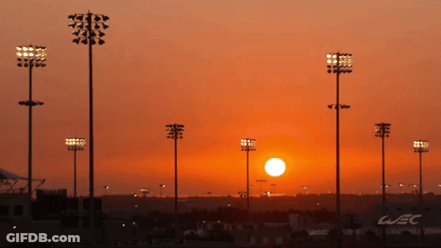 Red Dawn Sun Rising Timelapse GIF