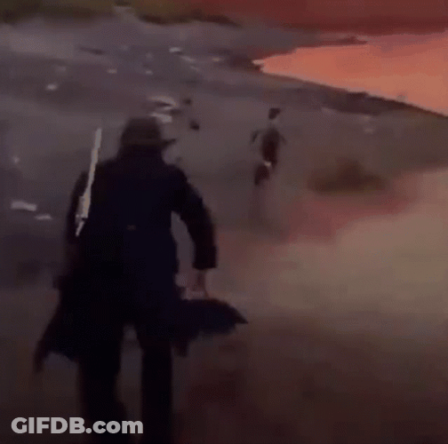 Red Dead Redemption 2 Arthur Chasing Kid GIF