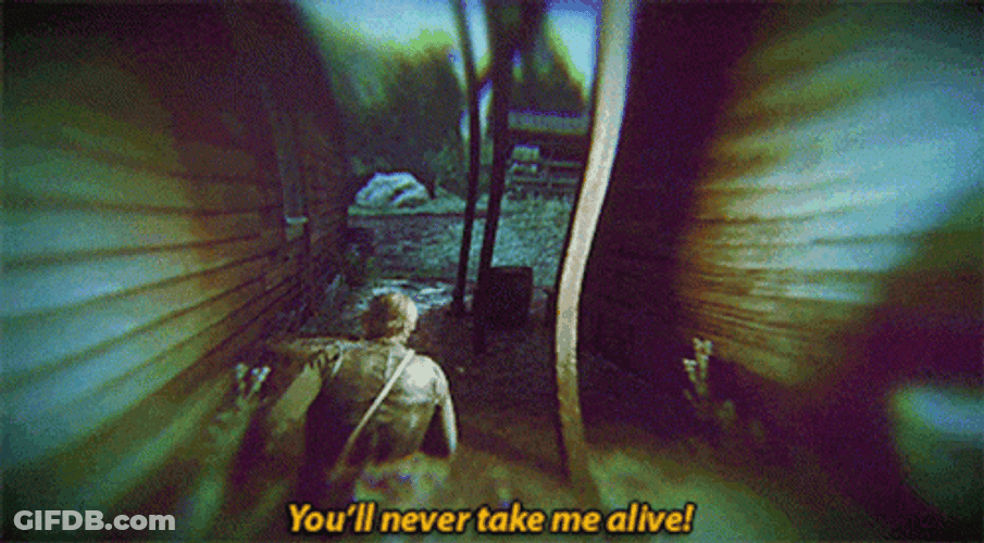 Red Dead Redemption 2 Arthur Morgan Running Away GIF