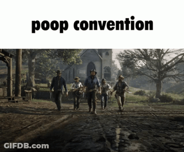Red Dead Redemption 2 Characters Assemble GIF