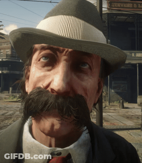 Red Dead Redemption 2 Eyes Blinking GIF