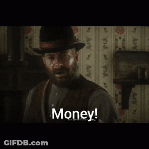 Red Dead Redemption Money GIF