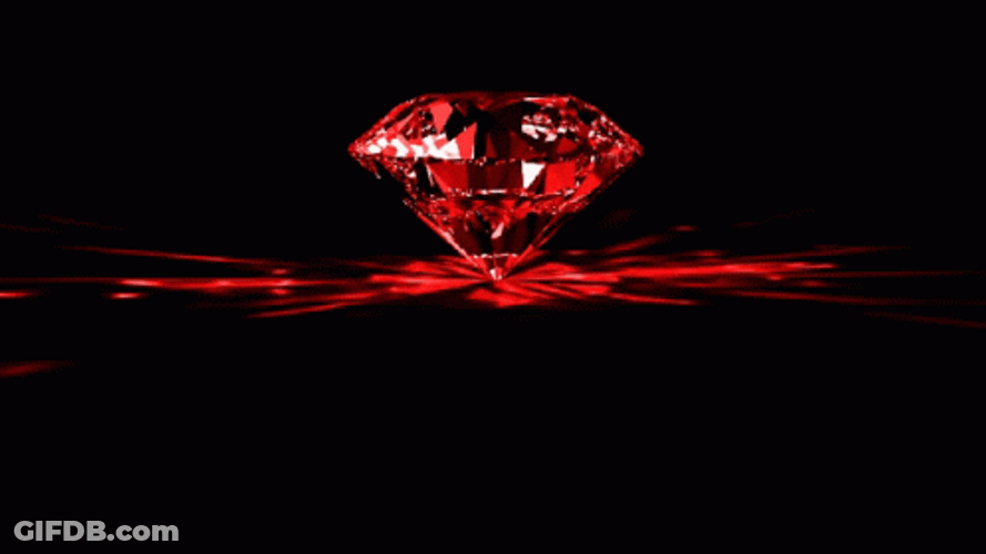 Red Diamond Glitters GIF