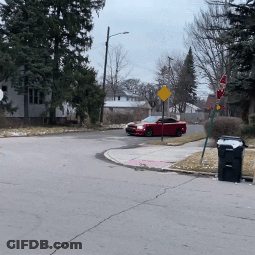 Red Dodge Charger Srt GIF